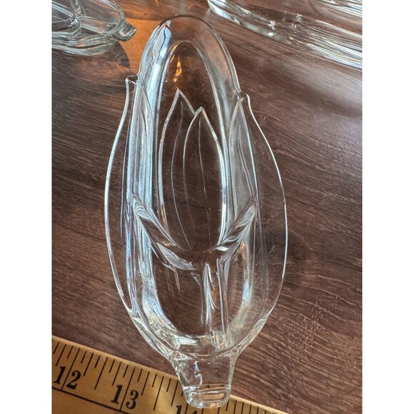 Vintage 1960s Anchor Hocking Set of 6 Corn on the Cob Dish Holders – Rare - Picture 3 of 5